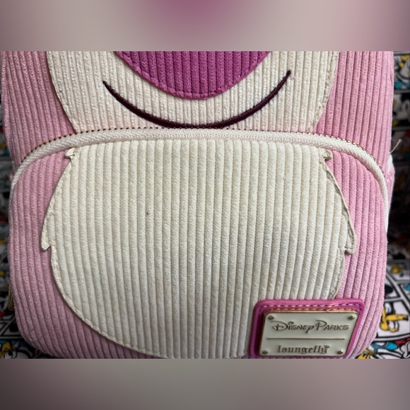 Loungefly Disney Parks Toy Story Lotso Bear Mini Backpack Scented 🍓NWT 2025 - Picture 4 of 15
